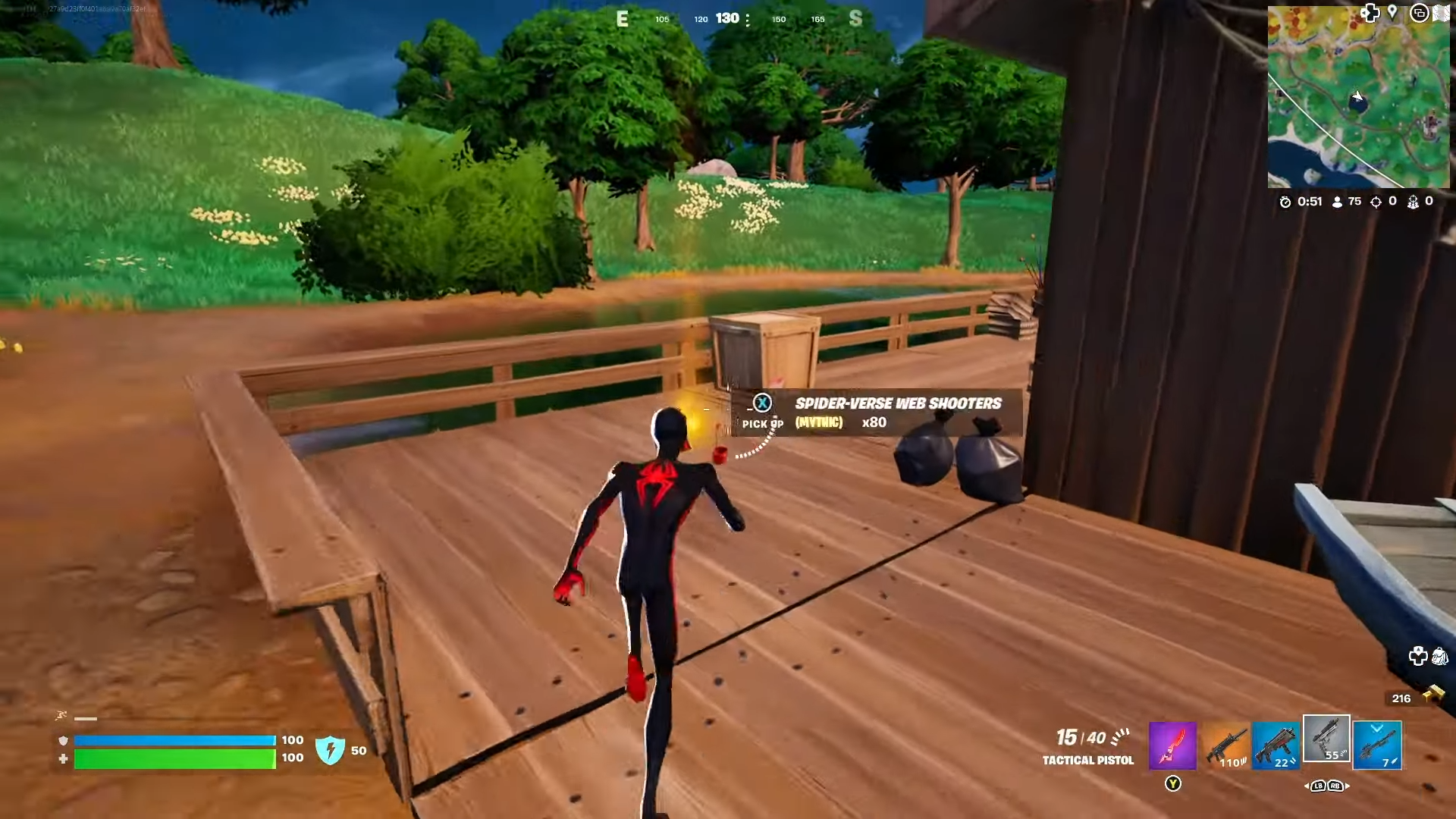 Where To Find The Spider Verse Web Shooters In Fortnite